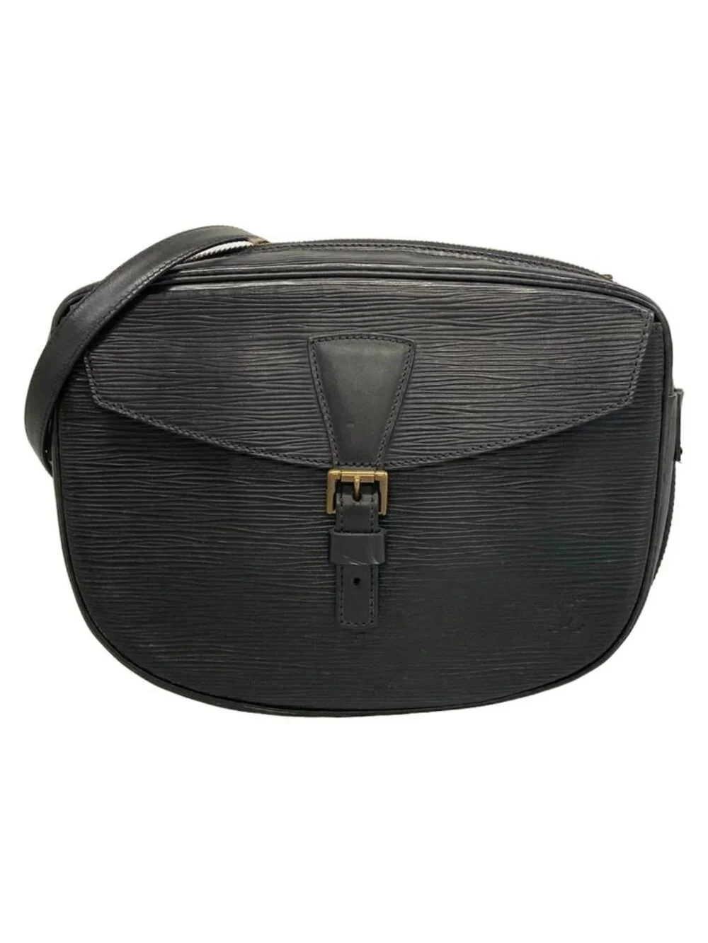 Louis Vuitton Shoulder Bag Epi Jeune Fille Noir Leather